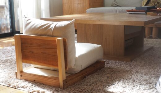 コンパクトで可愛い座椅子を手作り